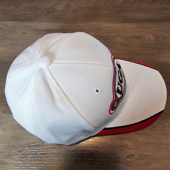 Vtg University of Georgia Bulldogs Strapback Hat Cap White Spellout UGA Retro - Picture 8 of 10